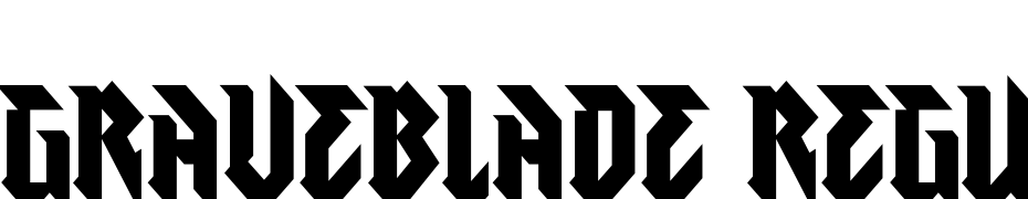 Graveblade Regular Font Download Free